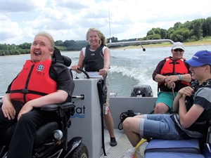 Fun day on the water for Duchenne Family Support Group